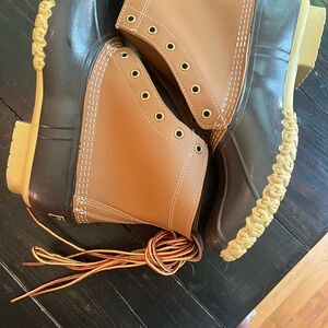 L.L. Bean Men's Brown and Black Rain & Snow Boots - new